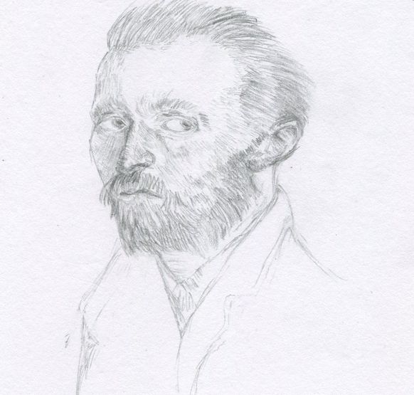 Van Gogh Portrait Sketch