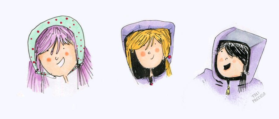 Three Girls Sketches